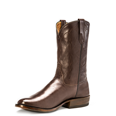 RIOS BOOTS | 11" CHOCOLATE SLEEK BUFFALO CALF R9027