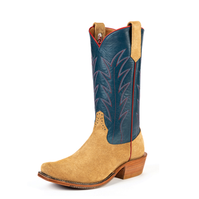 RIOS BOOTS | 13" NAVY CALF & TAN CRAZYHORSE R9028