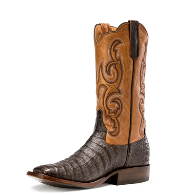 RIOS BOOTS | 13" CHOCOLATE CAIMAN BELLY & TOAST REMUDA R9018